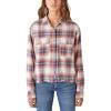 imageLucky Brand Mens Plaid Dobby Western Long Sleeve ShirtCream Plaid