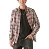 imageLucky Brand Mens Plaid Dobby Western Long Sleeve ShirtRed Dobby Plaid