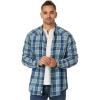 imageLucky Brand Mens Plaid Indigo Western Long Sleeve ShirtBlue Multi