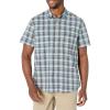 imageLucky Brand Mens Plaid Workwear Short Sleeve ShirtBlue Plaid