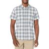 imageLucky Brand Mens Plaid Workwear Short Sleeve ShirtWhiteNavy