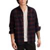 imageLucky Brand Mens Printed Plaid Cord WesternsNavy Multi