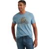 imageLucky Brand Mens Short Sleeve Crew Neck Coyote Rider TeeAllure