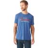 imageLucky Brand Mens Short Sleeve Crew Neck Fender Wave TeeMonaco Blue