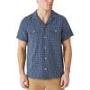 imageLucky Brand Mens Short Sleeve Indigo Dobby Auto Body Buttoned ShirtIndigo Dobby