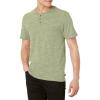 imageLucky Brand Mens Short Sleeve Linen Henley ShirtSea Spray