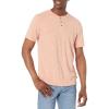 imageLucky Brand Mens Short Sleeve Linen HenleyApricot Brandy