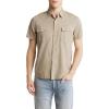 imageLucky Brand Mens Short Sleeve Livedin ShirtSilver Sage