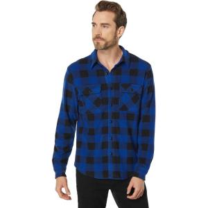 imageLucky Brand Mens Buffalo Plaid Knit ShirtBlue Multi