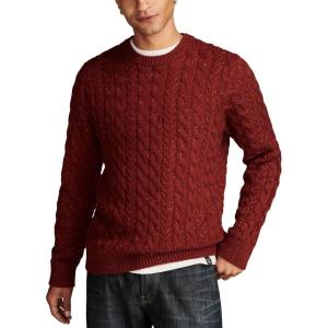 imageLucky Brand Mens Cable Crew Neck SweaterCabernet