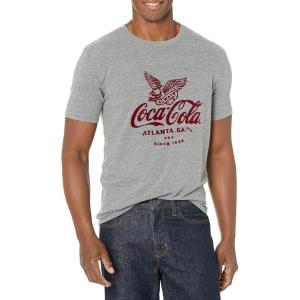 imageLucky Brand Mens Cocoa Cola Eagle Graphic Half Sleeves TeeGrey