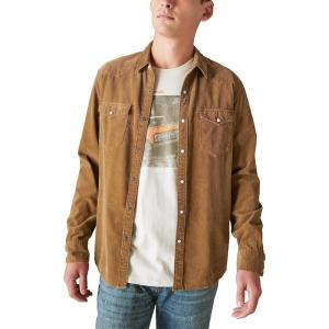 imageLucky Brand Mens Corduroy Western Long Sleeve ShirtKangaroo
