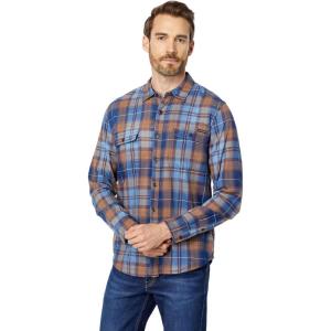 imageLucky Brand Mens Humboldt Plaid ShirtIndigoGold