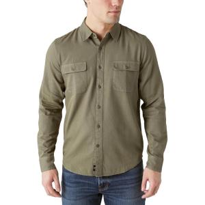 imageLucky Brand Mens Livedin Long Sleeve Utility ShirtDeep Lichen Green