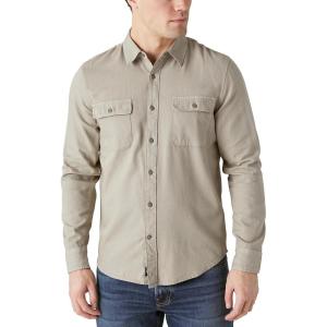 imageLucky Brand Mens Livedin Long Sleeve Utility ShirtSilver Sage