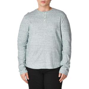imageLucky Brand Mens Long Sleeve Duofold Henley ShirtBlue