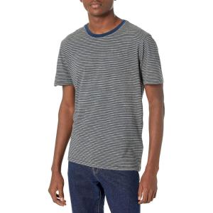 imageLucky Brand Mens Long Sleeve Indigo Stripe Crew TeeIndigo