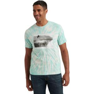 imageLucky Brand Mens Miller Girl Graphic TeeBlue Tie Dye