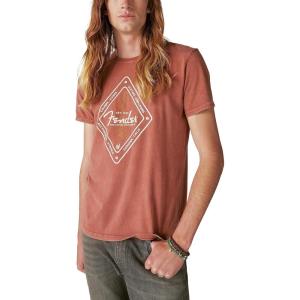 imageLucky Brand Mens Miller Girl Graphic TeeBurnt Henna