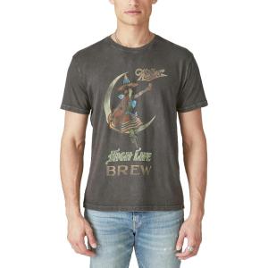 imageLucky Brand Mens Miller Girl Graphic TeeJet Black