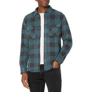 imageLucky Brand Mens Plaid Brushed Jersey ShirtBlue Multi
