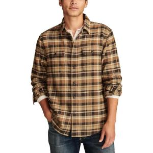 imageLucky Brand Mens Plaid Cloud Soft FlannelBrown Multi