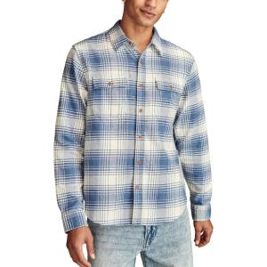 imageLucky Brand Mens Plaid Cloud Soft FlannelLight Blue Multi