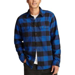 imageLucky Brand Mens Plaid Cloud Soft FlannelNavy Multi
