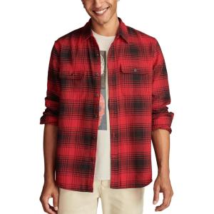 imageLucky Brand Mens Plaid Cloud Soft FlannelRed Multi