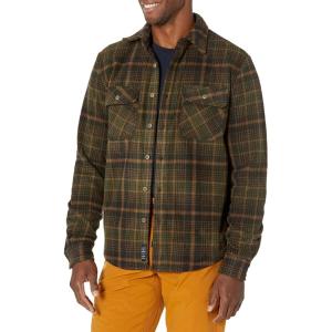 imageLucky Brand Mens Plaid Knit ShirtOlive Multi