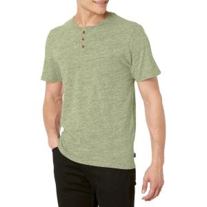 imageLucky Brand Mens Short Sleeve Linen Henley ShirtSea Spray