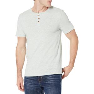 imageLucky Brand Mens Short Sleeve Linen Henley ShirtSurf Spray