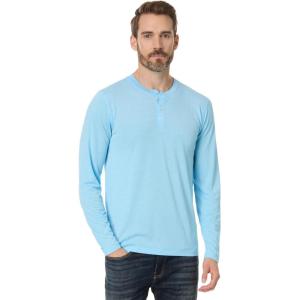 imageLucky Brand Mens Tencel Jersey Long Sleeve HenleyBaltic Sea