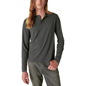 imageLucky Brand Mens Tencel Jersey Long Sleeve HenleyCharcoal