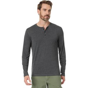 imageLucky Brand Mens Tencel Jersey Long Sleeve HenleyCharcoal Heather