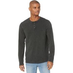imageLucky Brand Mens Weekend Slub Jersey Long Sleeve HenleyJet Black