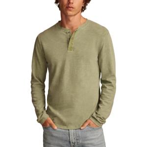 imageLucky Brand Mens Weekend Slub Jersey Long Sleeve HenleyLily Pad