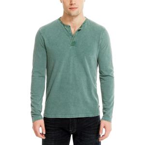 imageLucky Brand Mens Weekend Slub Jersey Long Sleeve HenleyMyrtle