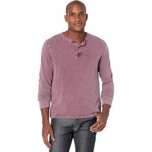 imageLucky Brand Mens Weekend Slub Jersey Long Sleeve HenleyPort Royale