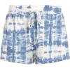 imageLucky Brand Womens 2 Piece Pajama Set Short Sleeve Lounge Sleepwear with Crossback Tank Top and Shorts with PocketsBlue Tie Dye