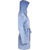 imageLucky Brand Womens Bathrobe Fleece Shawl Collar Belted Robe with HoodBlue