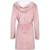 imageLucky Brand Womens Bathrobe Fleece Shawl Collar Belted Robe with HoodPink