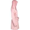 imageLucky Brand Womens Bathrobe Fleece Shawl Collar Belted Robe with HoodPink