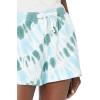 imageLucky Brand Womens Drawstring Waist Active ShortBlue Sage Tye Dye