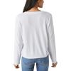 imageLucky Brand Womens Long Sleeve V Neck TeeBright White