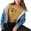 imageLucky Brand Womens Lucky You Card Classic CrewWood Thrush