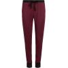 imageLucky Brand Womens Pajama Set  2 Piece Long Sleeve Sleep Shirt and Jogger Pants with Velour Trim SXLMaroon Banner