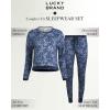imageLucky Brand Womens Pajama Set  2 Piece Long Sleeve Sleep Shirt and Jogger Pants with Velour Trim SXLSpots in Motion