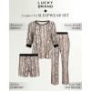 imageLucky Brand Womens Pajama Set 3PieceSoft Snake