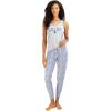 imageLucky Brand Womens Pants Set 3 Piece TShirt Tank Top and Joggers Casual Everyday Loungewear for Women SXLHeather Grey